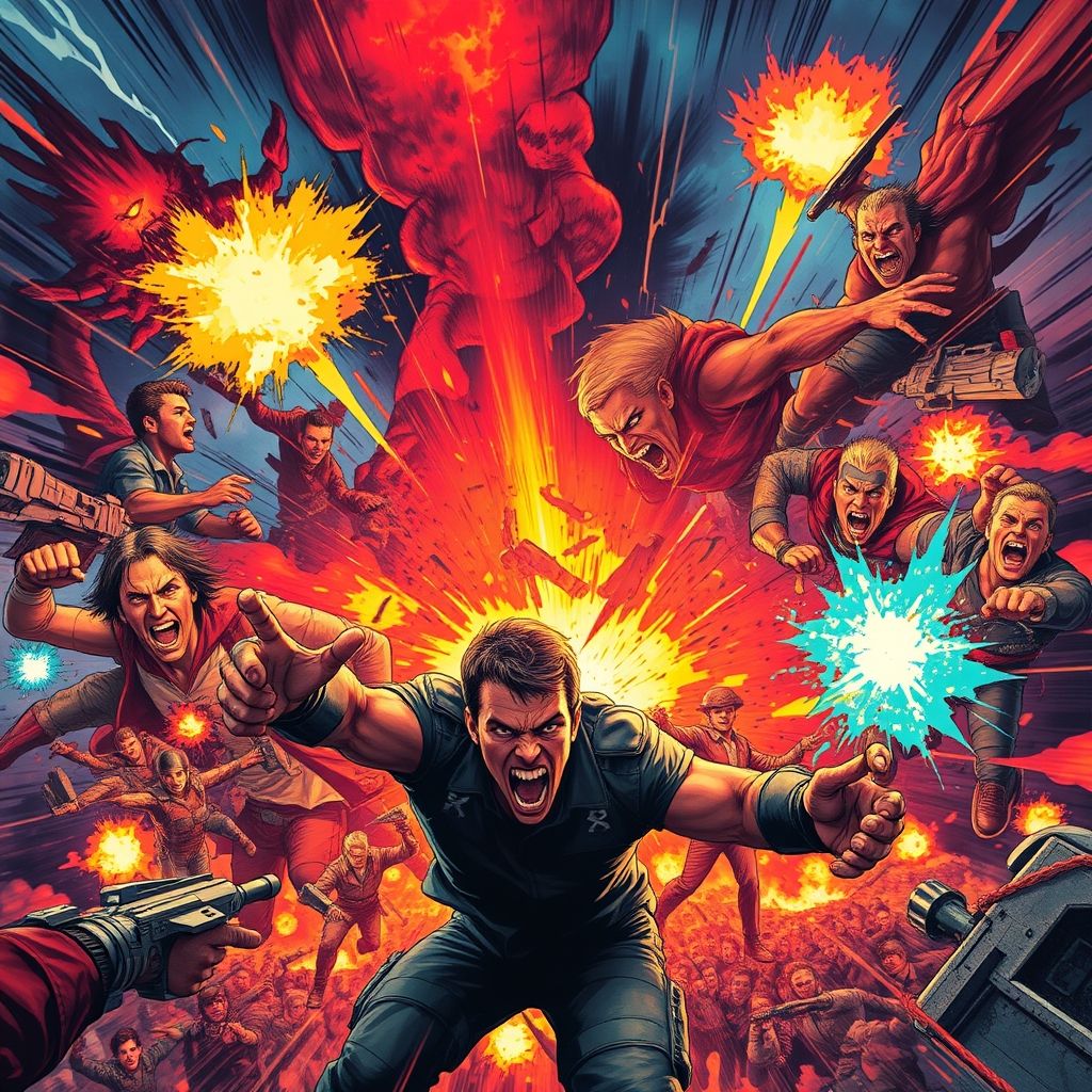 ความประทับใจจากฉากแอ็คชั่น Spermageddon